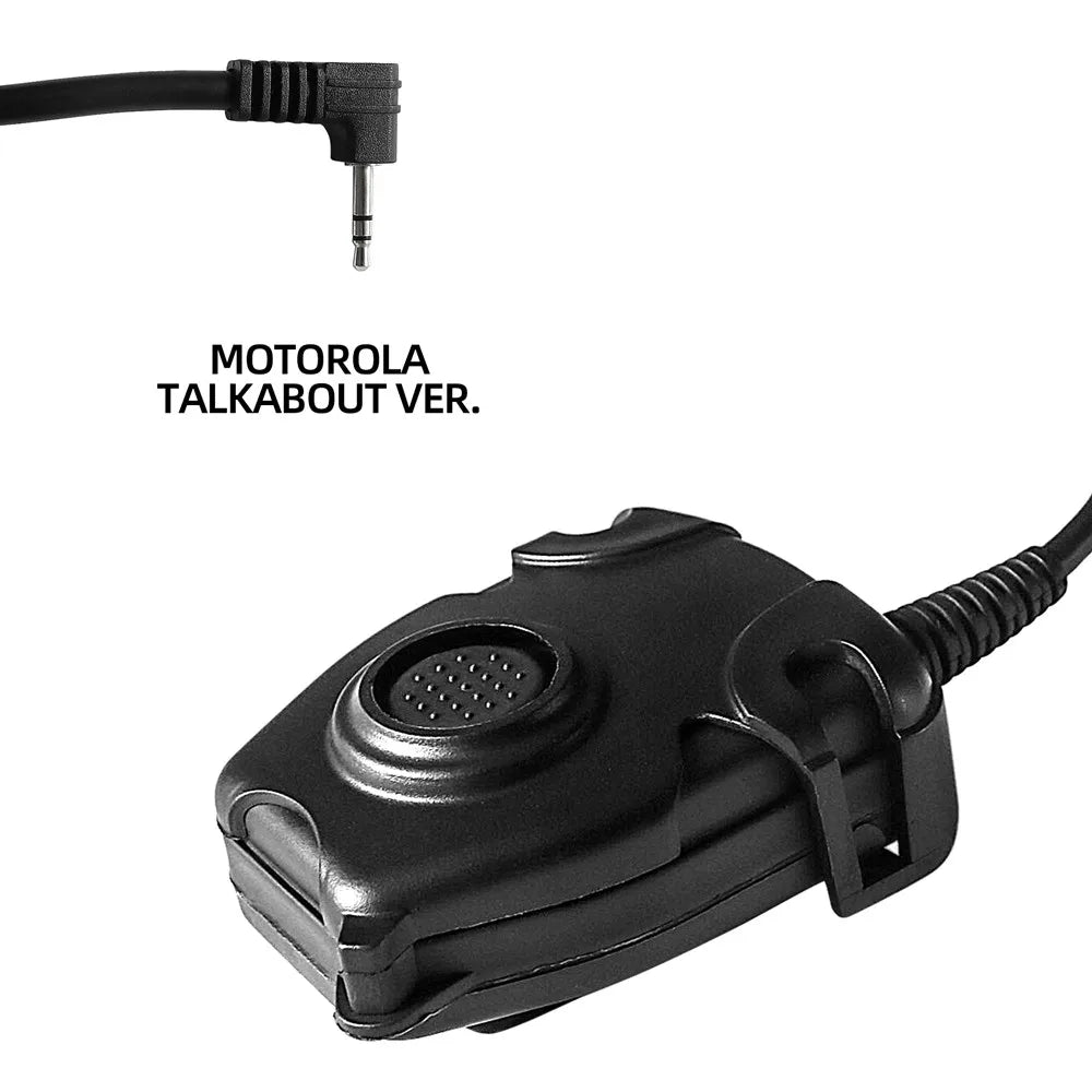 TAC-SKY Tactical Headset Civilian U94  PTT Button Walkie-Talkie Headset Plug Adapter Airsoft Radio Shooting Earmuffs Use