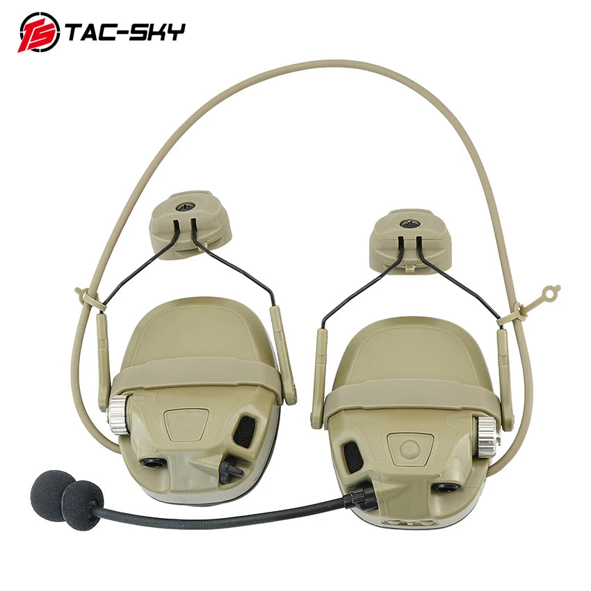 TAC-SKY Tactical Headset Mount Designed for ARC-rail Helmets Compatible with AMP Tactical Headsets