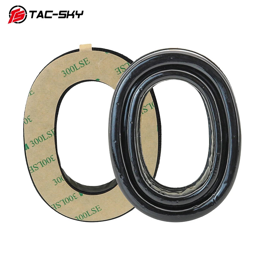 TAC-SKY Tactical Ear Pads: Silicone ear cups for electronic shooting, compatible with Comta/Sordin headphones