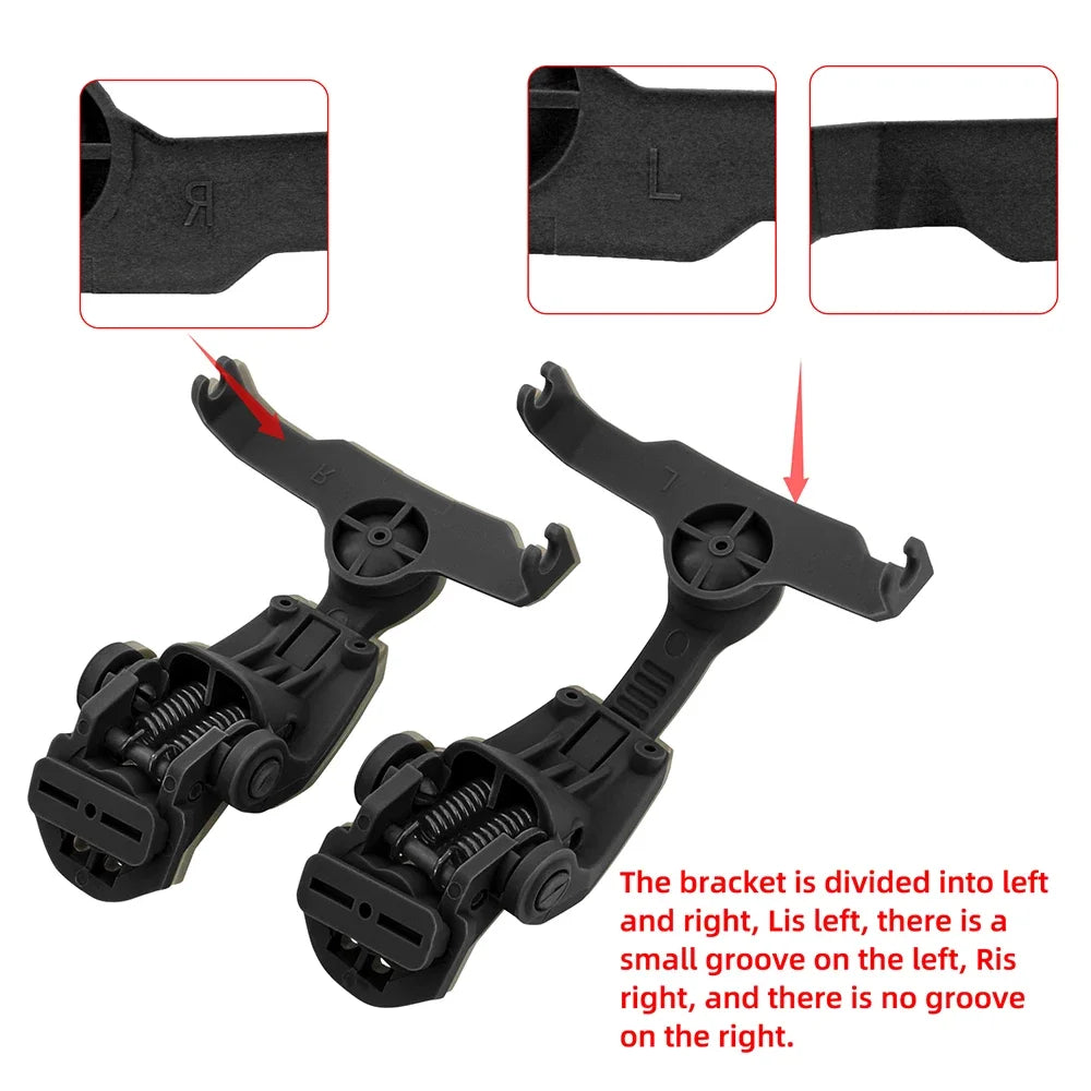 TAC-SKY Tactical Headset Accessory Helmet for M-LOK Rail Compatible with Walker's Razor Slim Electronic Shooting Ear Muffs