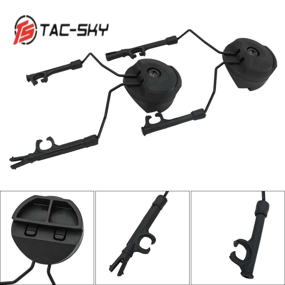 TAC-SKY Tactical Headset Helmet Adapter for TACSKYC2/3/5 XPI Headset Helmet for AIRFRAME Helmet Railway