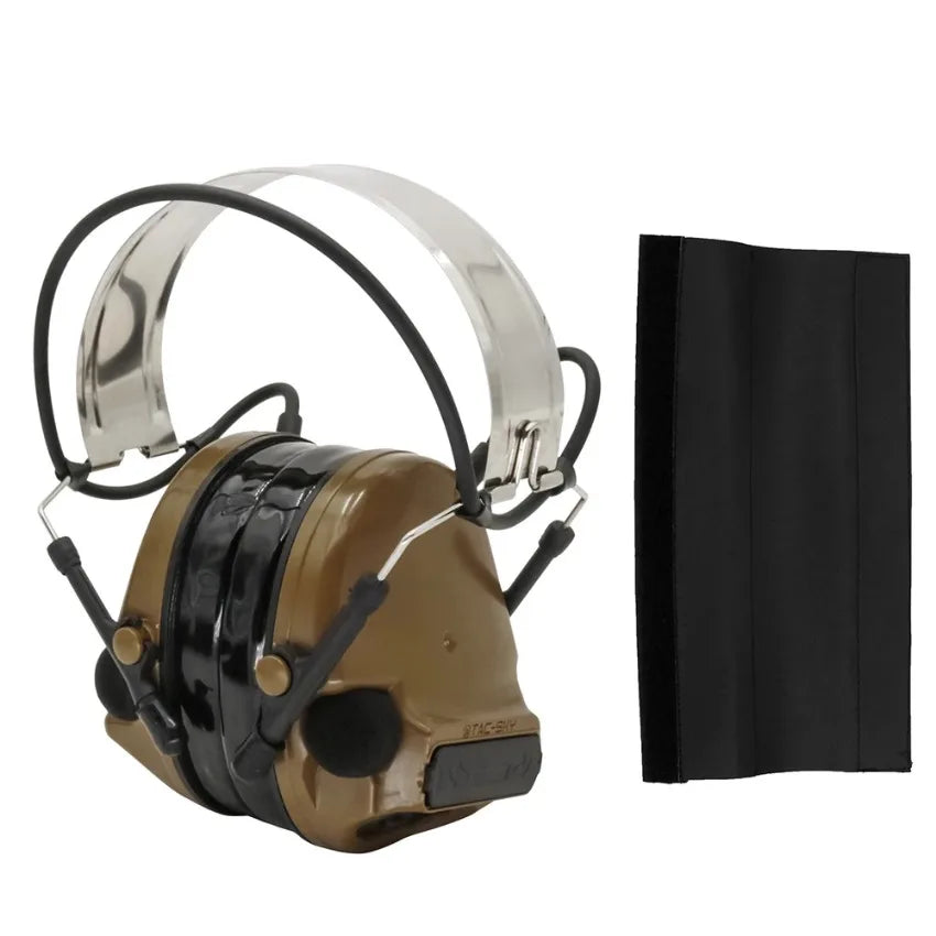 Tactical Headset COMTA III —for IPSC Shooting with Noise-Canceling Headphones and Gel Earplugs for Airsoft Guns