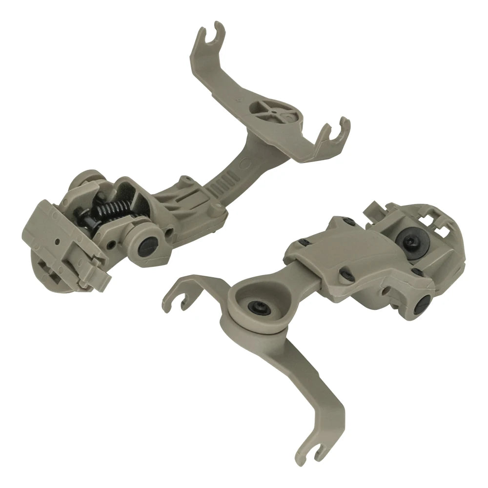 Tactical Helmet ARC Rail Adapter for MSASORDIN Mount, for hearing protection earmuffs for hunting  shooting