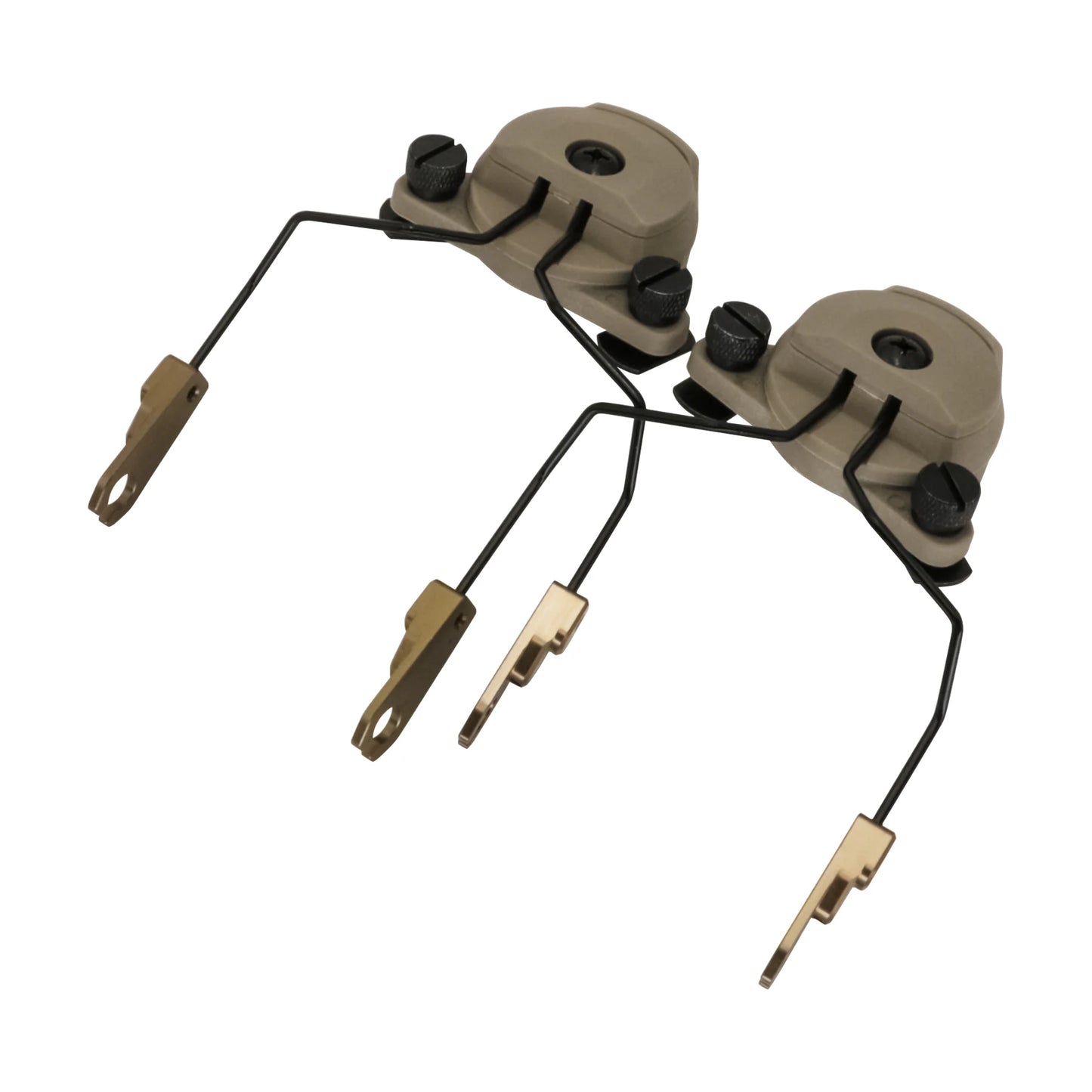 TAC-SKY Tactical Headset Mount Adapter Compatible with SORDIN Headphones for Use with WENDY 2.0 Rail Helmets
