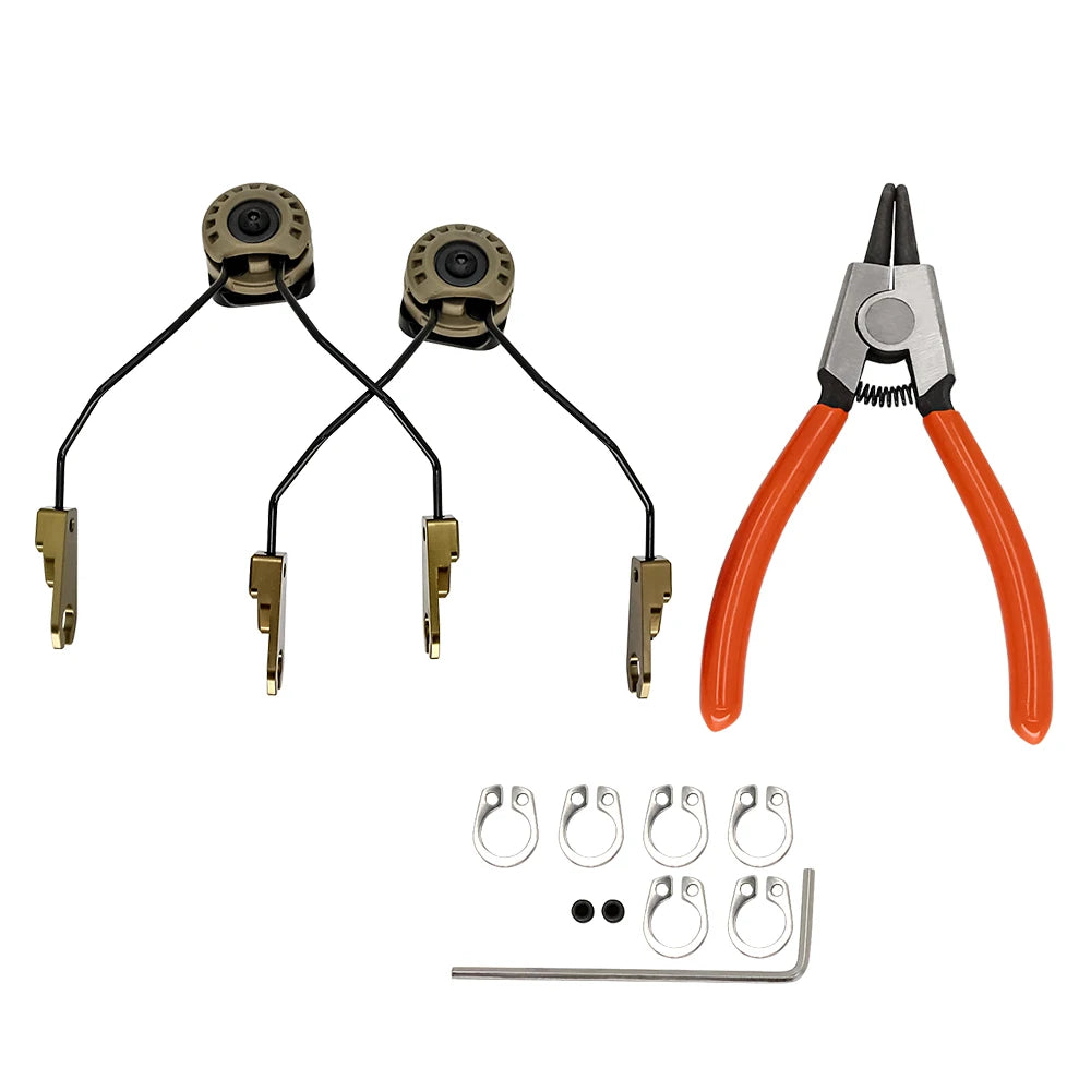 TAC-SKY Tactical ARC Rail for SORDIN MARK + SARA Kit — Compatible with MSA SORDIN Headphones
