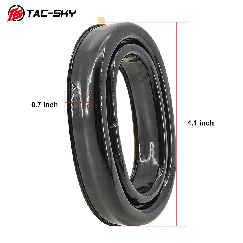 TAC-SKY Tactical New Adhesive Silicone Ear Pads, for AMP Shooting Headphones, Noise-Isolating and Sweat-Resistant