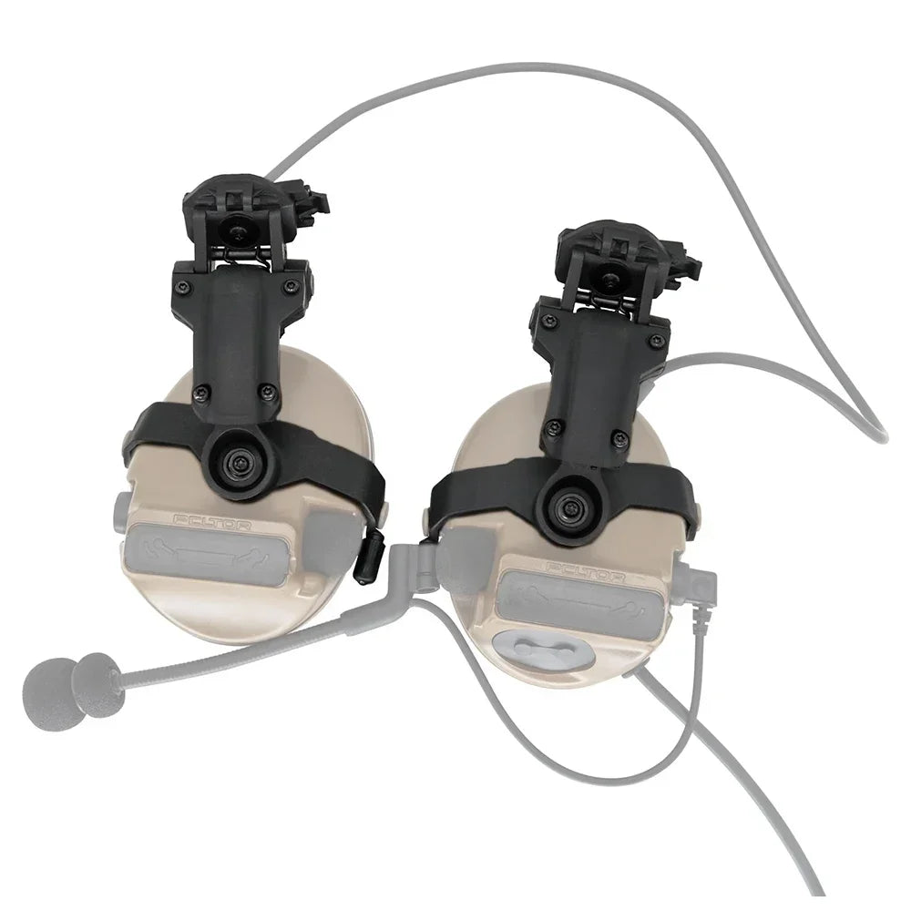 TAC-SKY Tactical Helmet ARC Rail Adapter Mounting , Compatible with COMTA II / III Headsets for Airsoft
