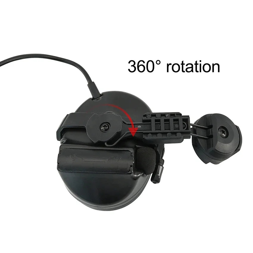 TAC-SKY Tactical ARC Helmet Rail Adapter compatible with COMTA II III and XPI hunting and shooting headsets