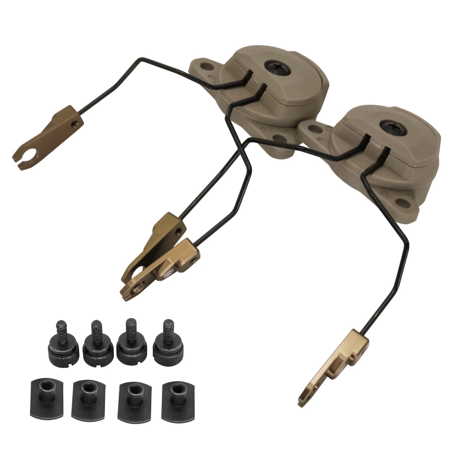 TAC-SKY Tactical Headset Mount Adapter Compatible with SORDIN Headphones for Use with WENDY 2.0 Rail Helmets
