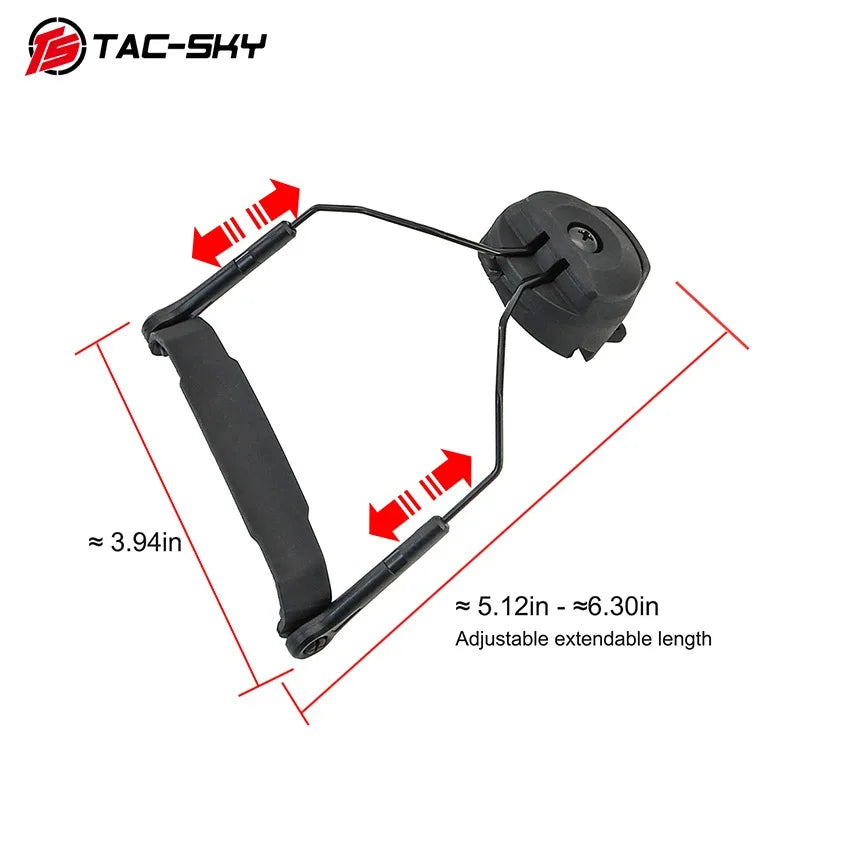 TAC-SKY Tactical Headset Mount Designed for ARC-rail Helmets Compatible with AMP Tactical Headsets