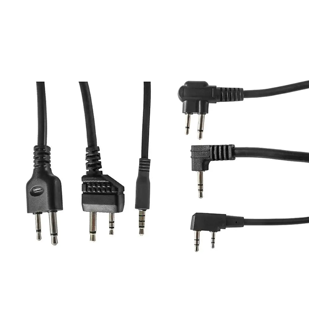 TAC-SKY Tactical Headset Civilian U94  PTT Button Walkie-Talkie Headset Plug Adapter Airsoft Radio Shooting Earmuffs Use