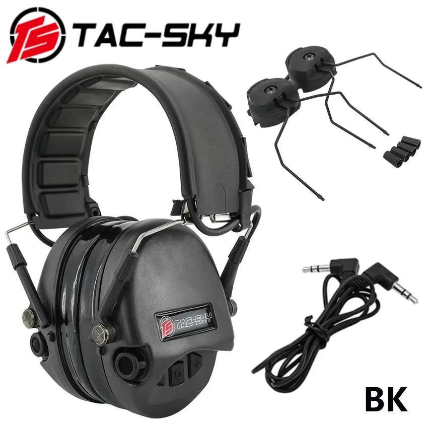 TAC-SKY Tactical Electronic Ear Muffs for Shooting Hearing Protection Noise Reduction, and Sound Capture