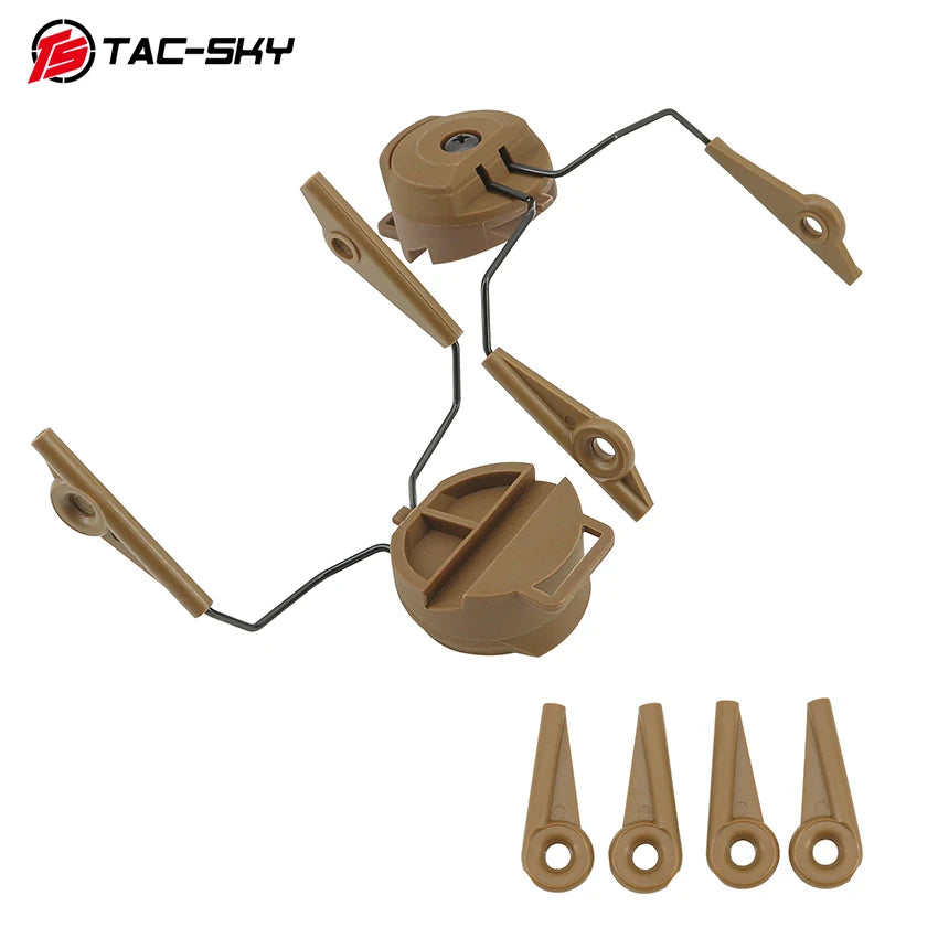 TAC-SKY Tactical Headset ARC Rail Adapters for Walkers Electronic Earmuffs Hearing Protection Shooting Headphone
