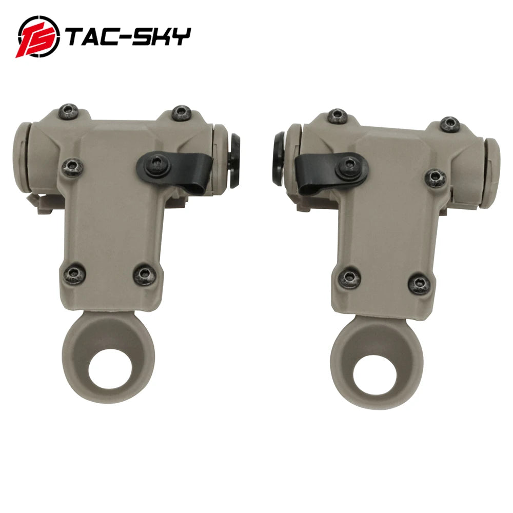 TAC-SKY Tactical Helmet ARC Rail Adapter Accessories for RAC Headset and Helmets with ARC Rails for Airsoft Sports