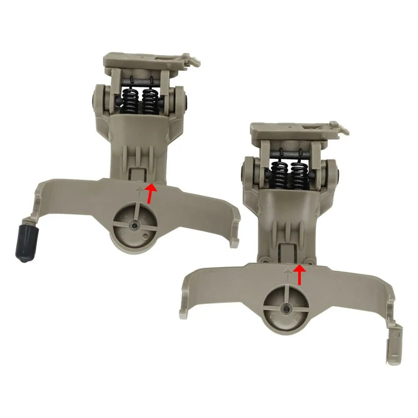 TAC-SKY Tactical Helmet ARC Rail Adapter Mounting , Compatible with COMTA II / III Headsets for Airsoft