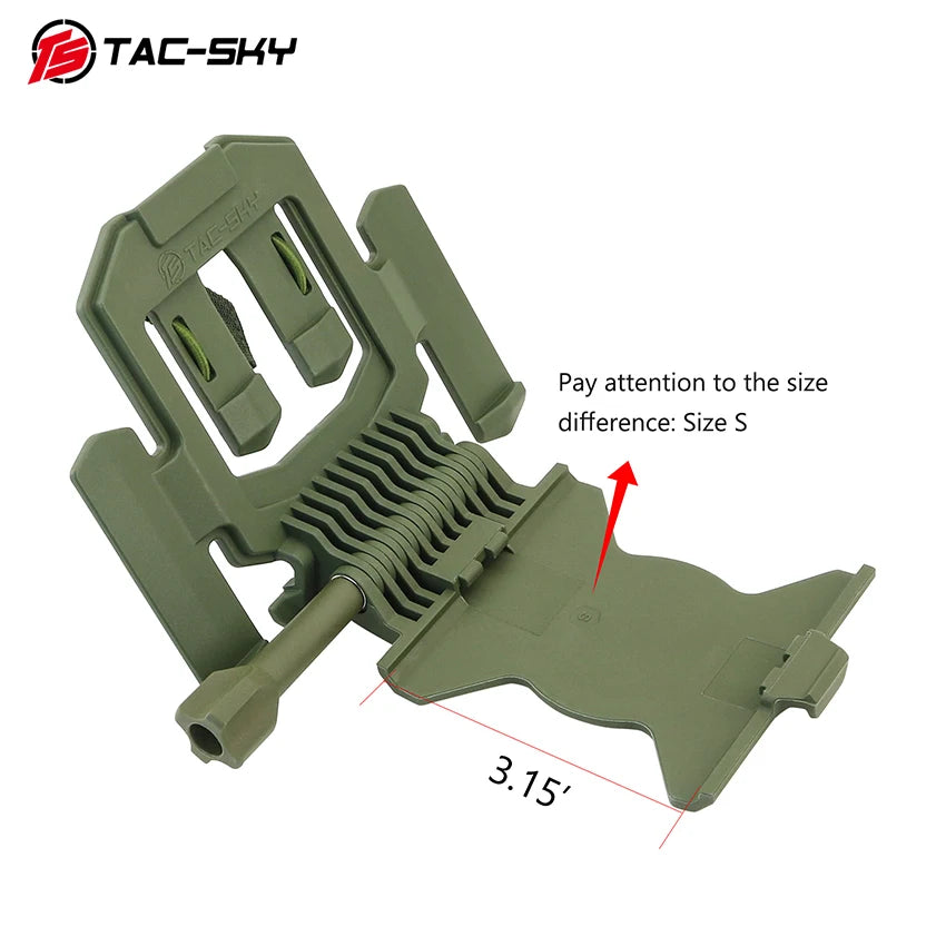 TAC-SKY Tactical Outdoor Shooting Game Phone Case Compatible with MOLLE Vest Mounting, Fits IPhone 14 and 15