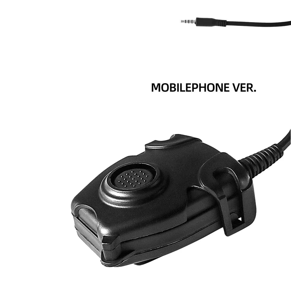TAC-SKY Tactical Headset Civilian U94  PTT Button Walkie-Talkie Headset Plug Adapter Airsoft Radio Shooting Earmuffs Use