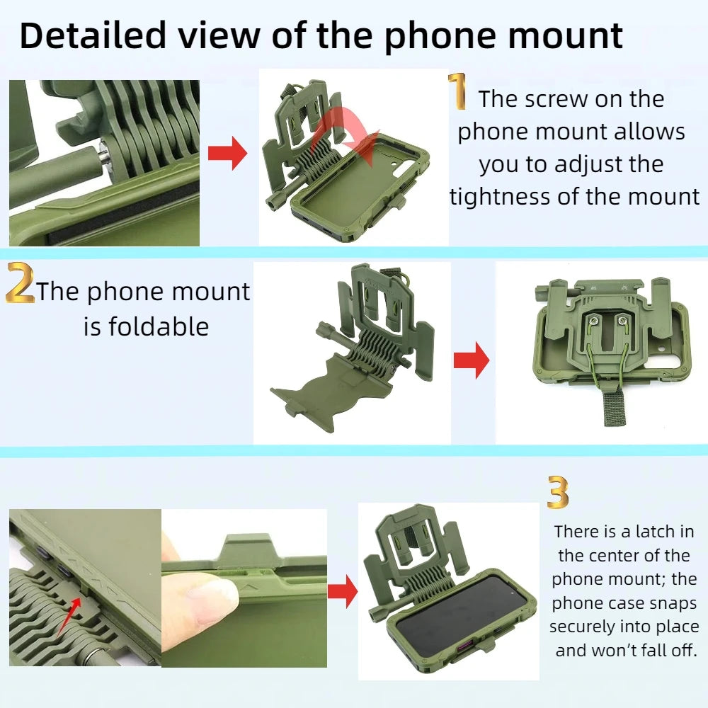 TS TAC-SKY Tactical Adapter  Phone Mount or Phone Case Only Compatible with Iphone 16 Plus