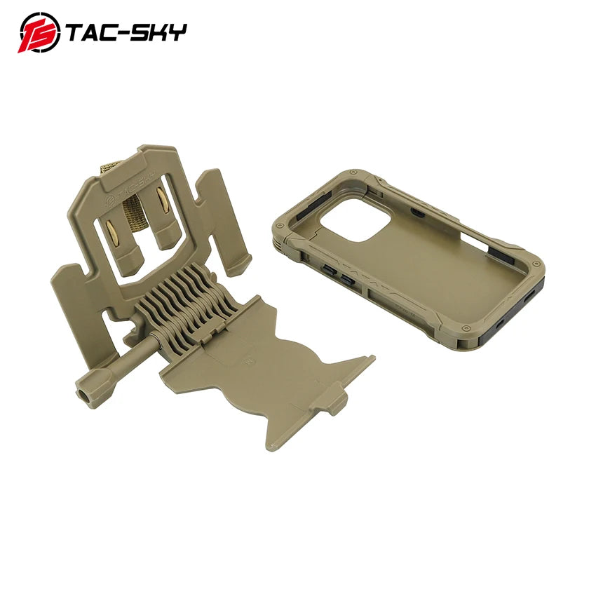 TAC-SKY Tactical MOLLE Vest Phone Mount Compatible with iPhone 16 Pro Max  for tactical navigation and hunting