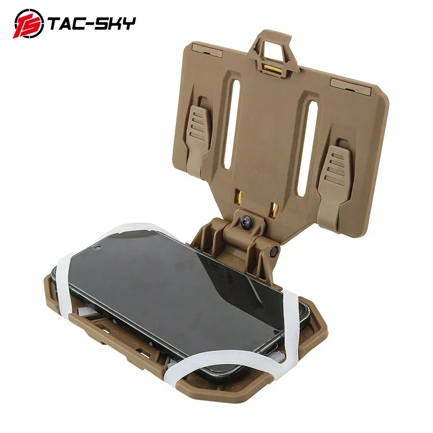 TAC-SKY Tactical MOLLE Vest Chest-Mounted Phone Mount Adapter, Suitable for Tactical Shooting and Hunting