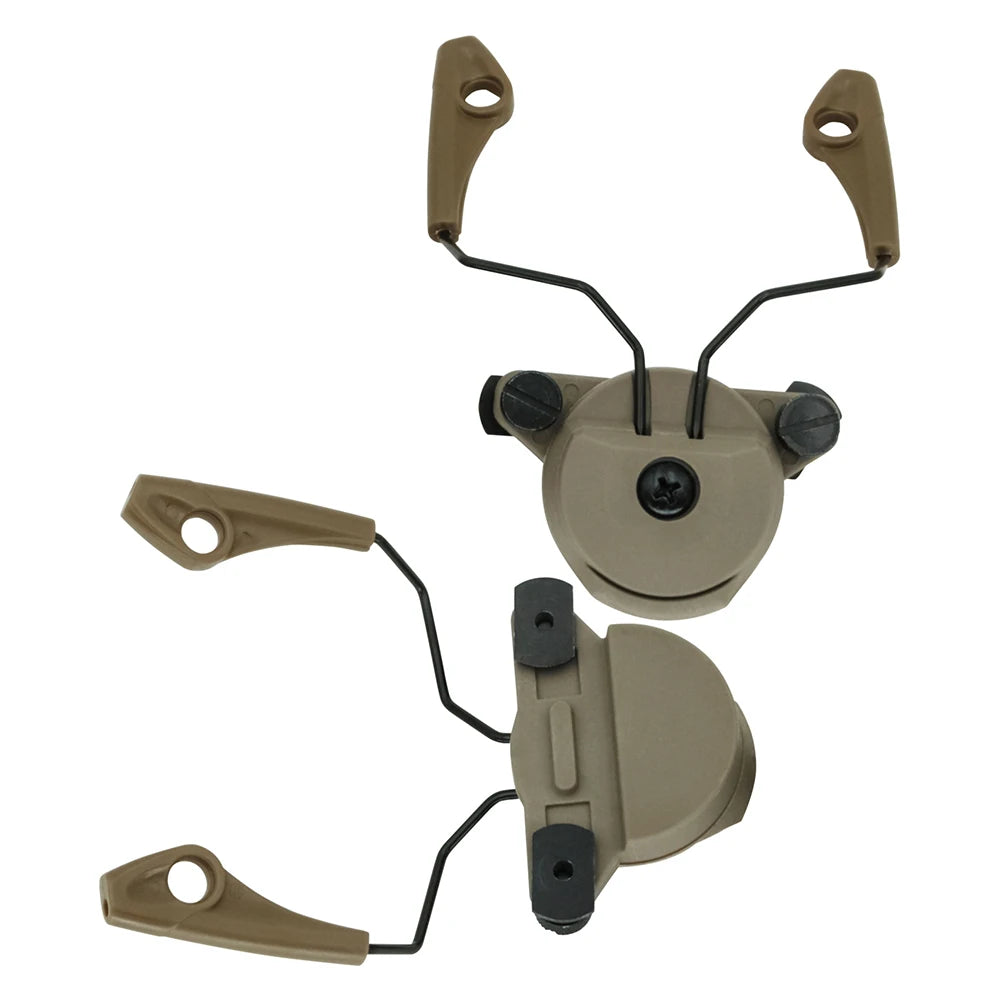 Tactical Helmet ARC Rail Adapter for 3M Pelto TACTICAL 300/500 Electronic Earmuffs—Earmuffs for Shooting