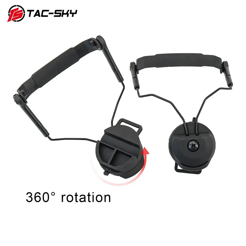 TAC-SKY Tactical Headset Mount Designed for ARC-rail Helmets Compatible with AMP Tactical Headsets