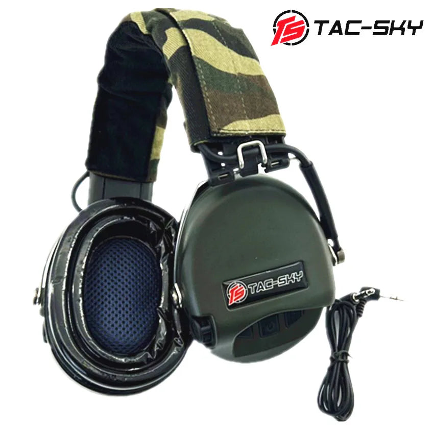 TAC-SKY Tactical for SORDIN Electronic Shooting Earmuffs Outdoor Hearing Protection Silicone Ear Cushions Sordin IPSC Ear Muffs