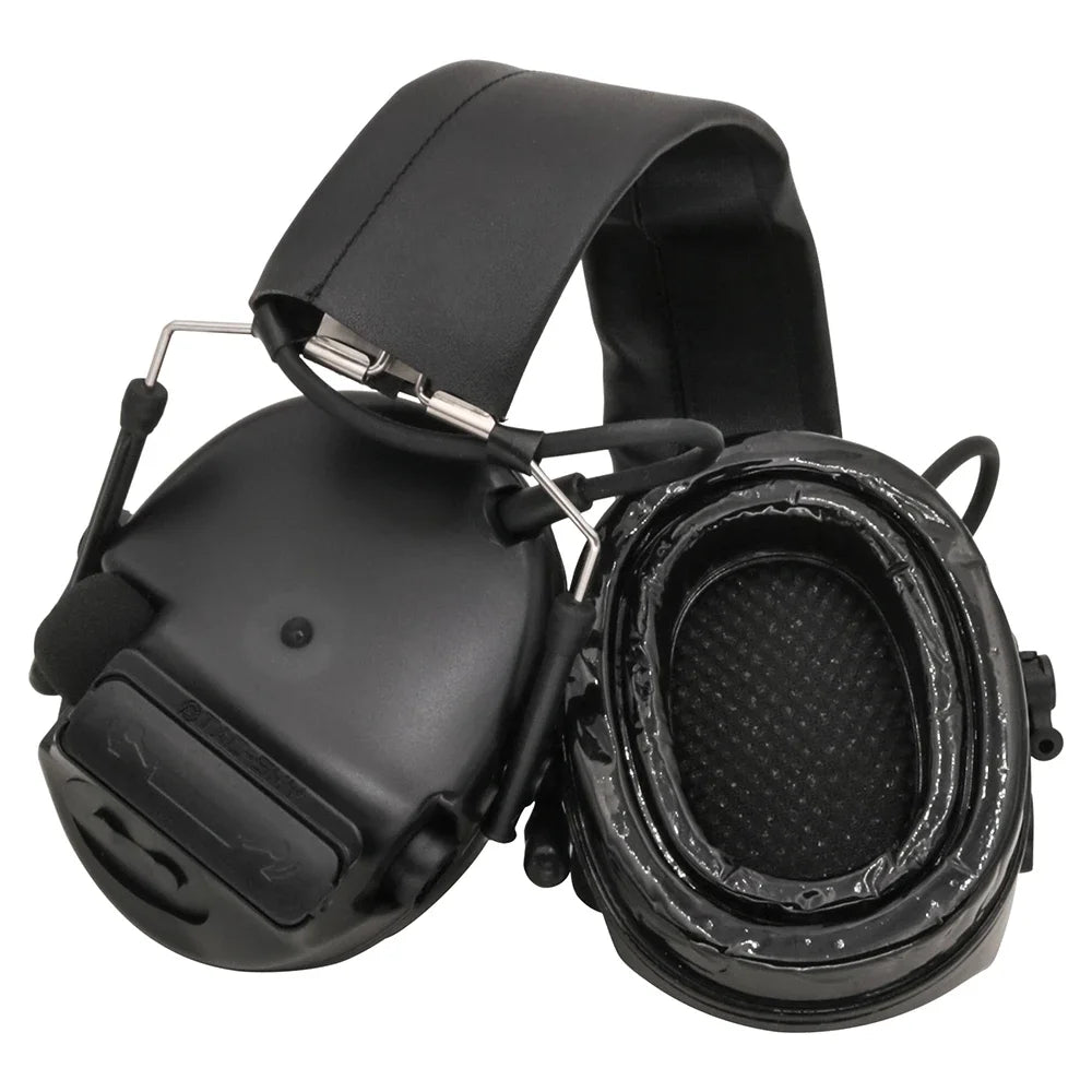 Tactical Headset COMTA III —for IPSC Shooting with Noise-Canceling Headphones and Gel Earplugs for Airsoft Guns