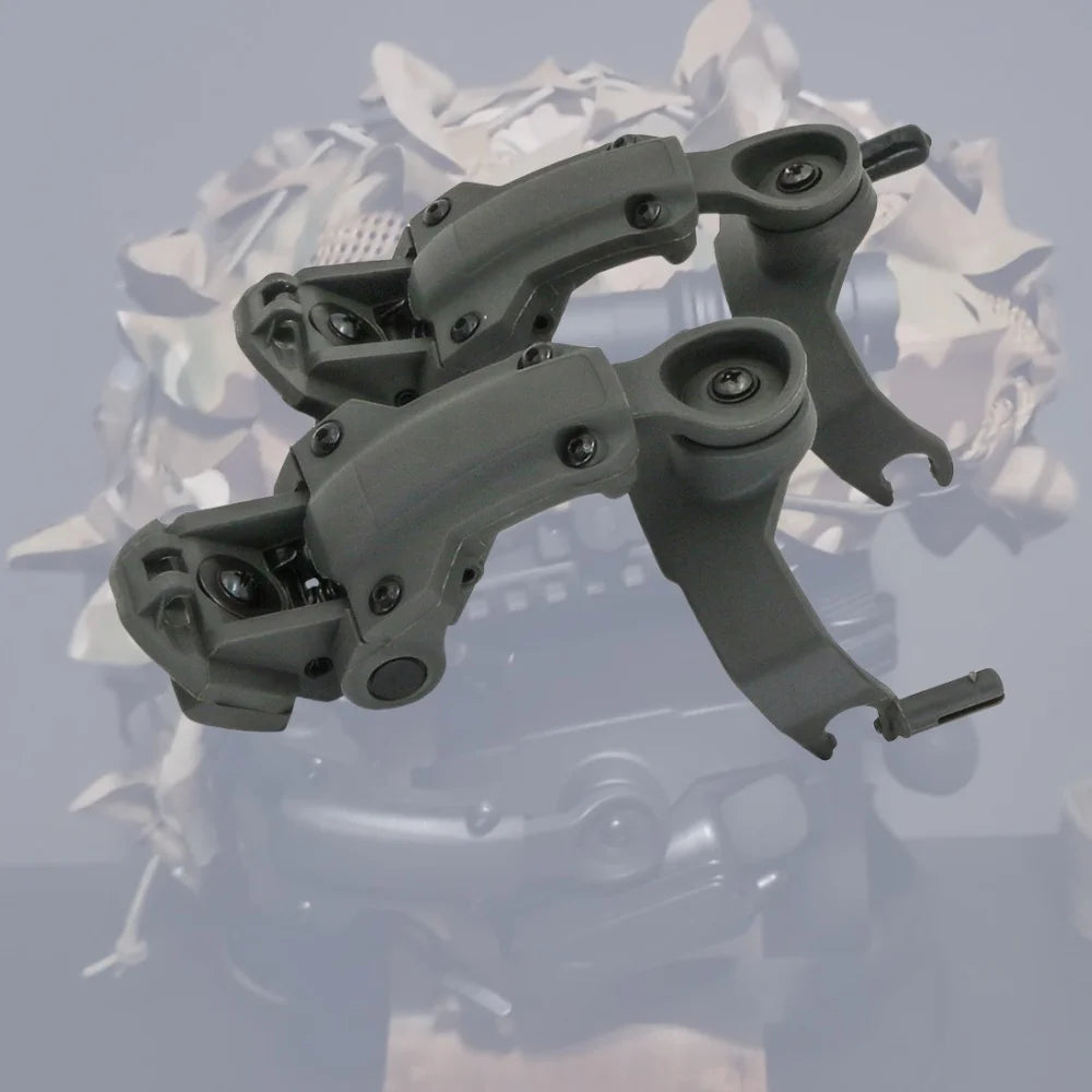 TAC-SKY Tactical MLOK Rail Helmet Adapter, Compatible with MTEK FLUX PTS helmets, for COMTA II, III, IV, and XPI  headsets