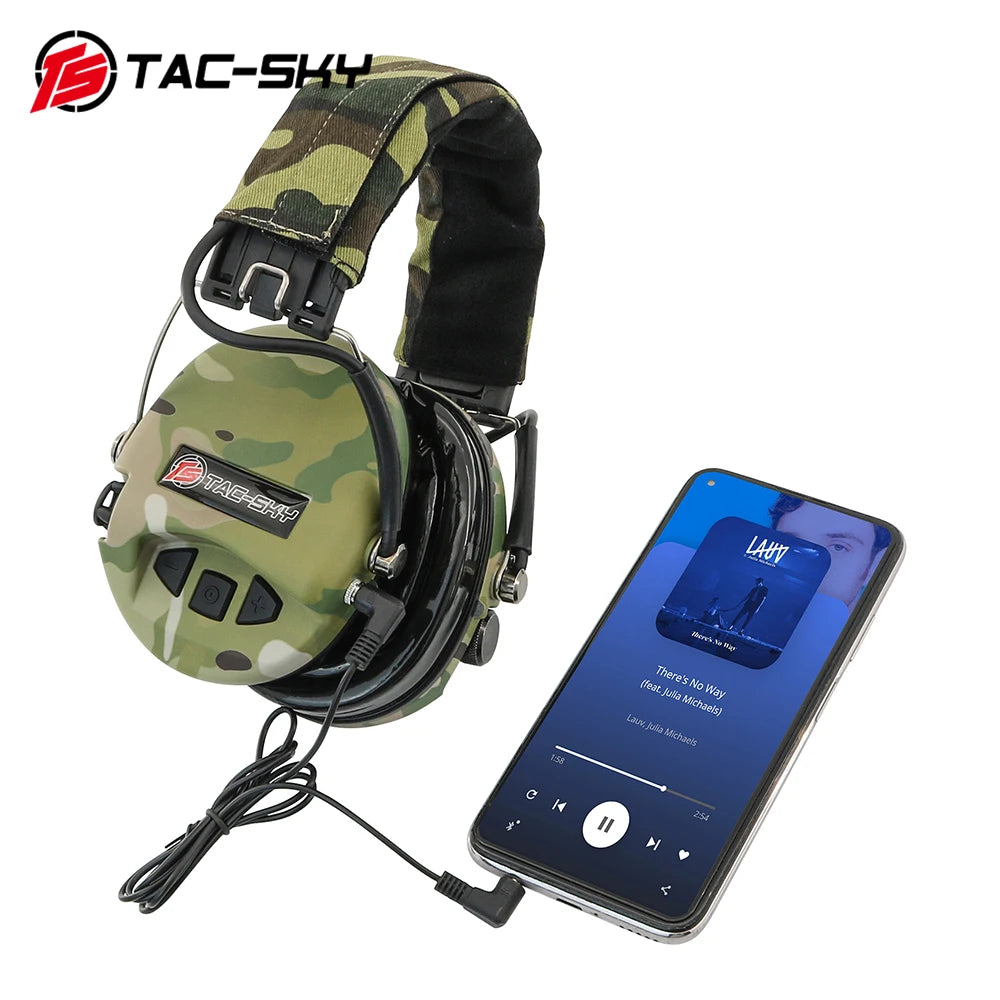 TAC-SKY Tactical for SORDIN Electronic Shooting Earmuffs Outdoor Hearing Protection Silicone Ear Cushions Sordin IPSC Ear Muffs
