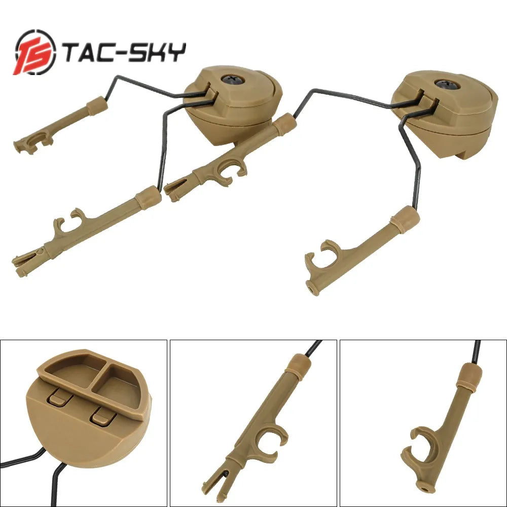 TAC-SKY Tactical Headset Helmet Adapter for TACSKYC2/3/5 XPI Headset Helmet for AIRFRAME Helmet Railway
