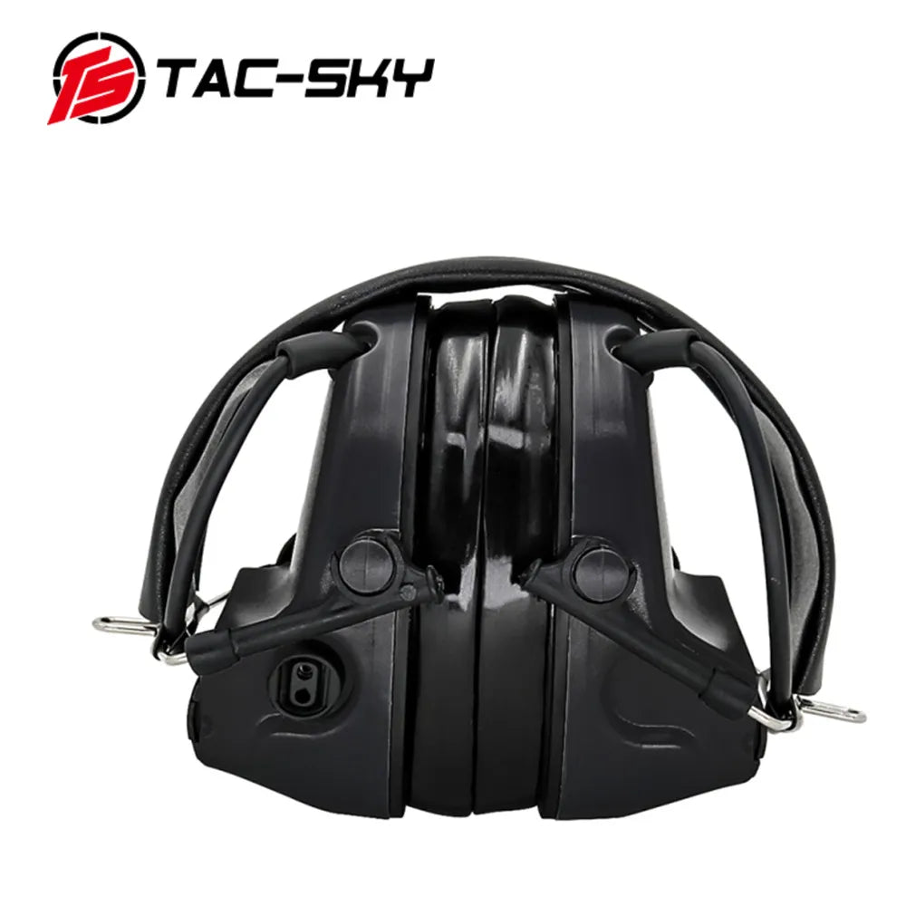 TAC-SKY Tactical Headset COMTA II IPSC No Mic Silicone Earmuffs Electronic Noise Cancelling Hearing Protection Shooting Headset