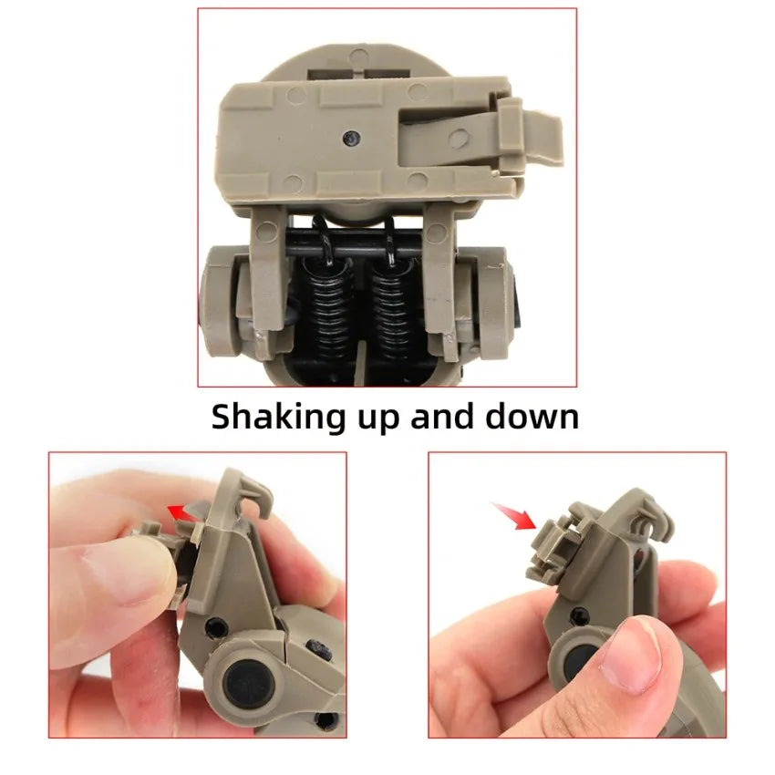 Tactical Headset ARC Rail Headset Mounting Accessories—for  Walker's Razor Slim Electronic Hearing Protection Shooting Headset