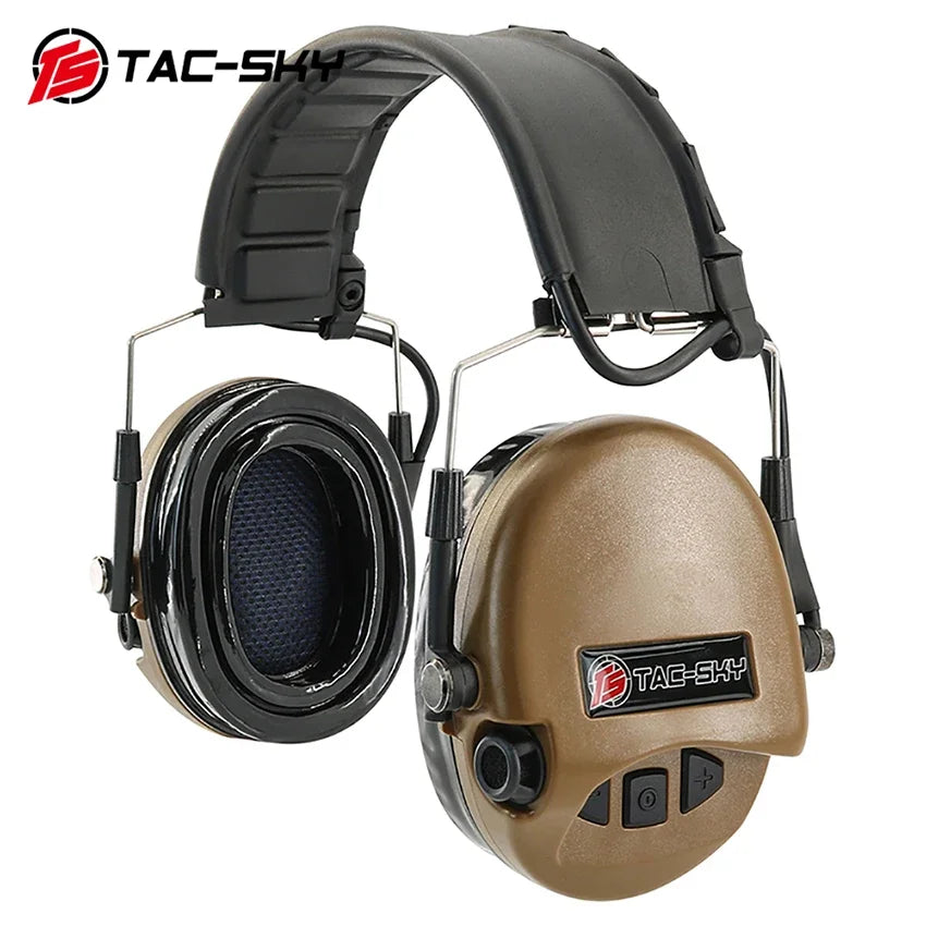 TAC-SKY Tactical Electronic Ear Muffs for Shooting Hearing Protection Noise Reduction, and Sound Capture