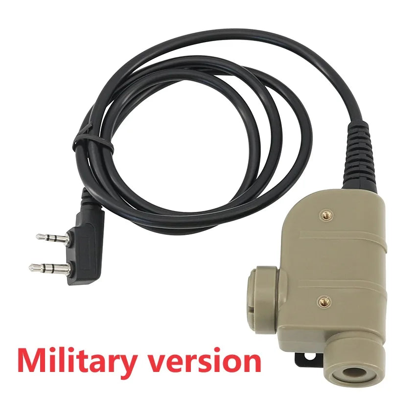 TAC-SKY Tactical Headset Accessories PTT Adapter Silynx Ptt Outdoor Hunting Shooting Sports Walkie Talkie PTT