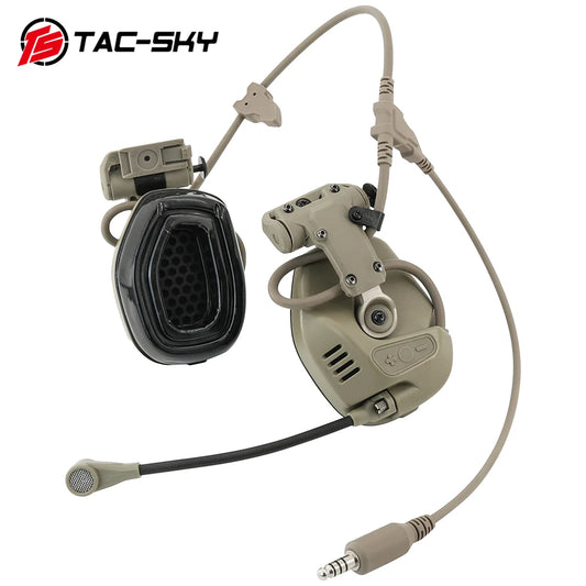 TAC-SKY Tactical RAC Civilian Headset, Compatible with the Fast Helmet ARC Rail Adapter