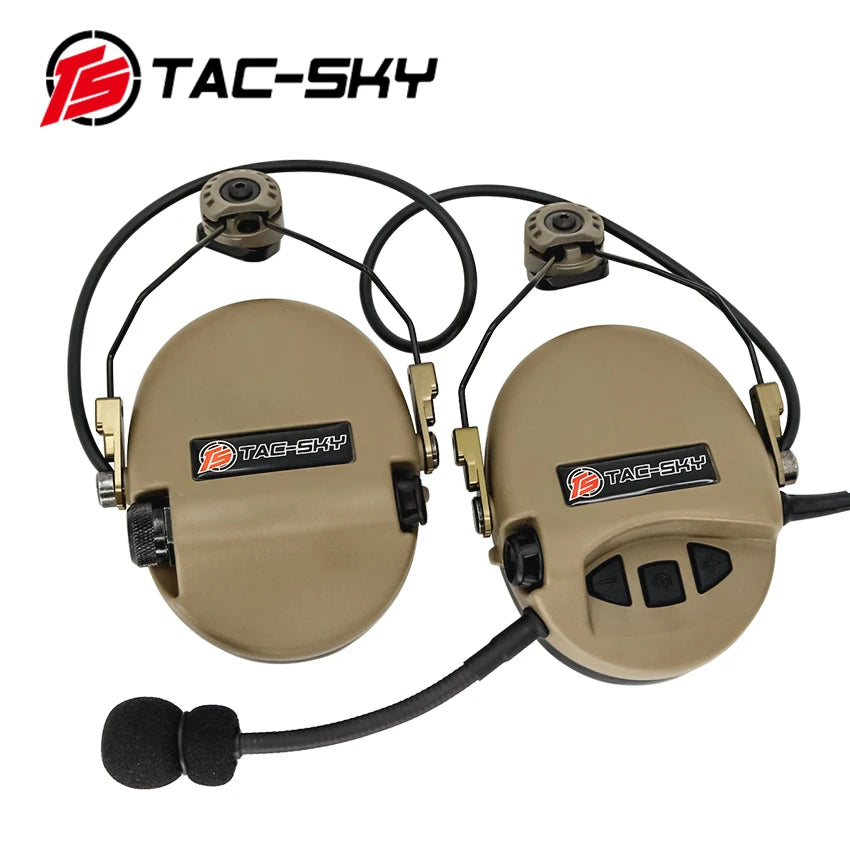 TAC-SKY Tactical for TCI LIBERATOR Headset ARC OPS-CORE Helmet Track Bracket Version Hunting Sports Hearing Protection
