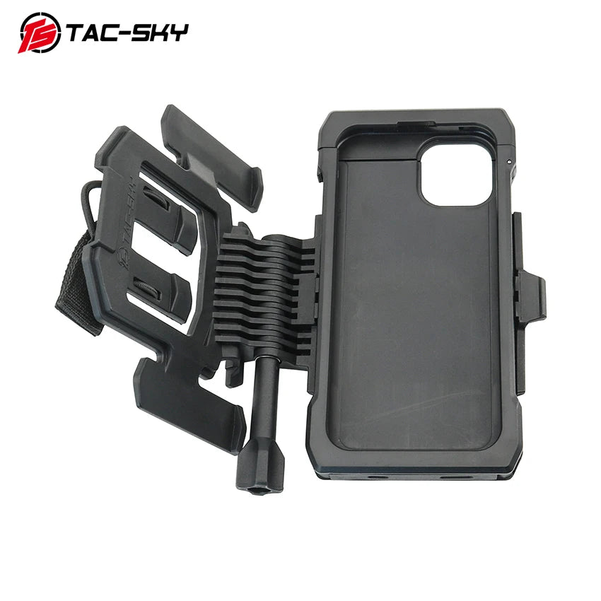 TAC-SKY Tactical Hunting Shooting Sport Vest Phone Case, Compatible with MOLLE, Fits IPhone 14 Pro/15 Pro
