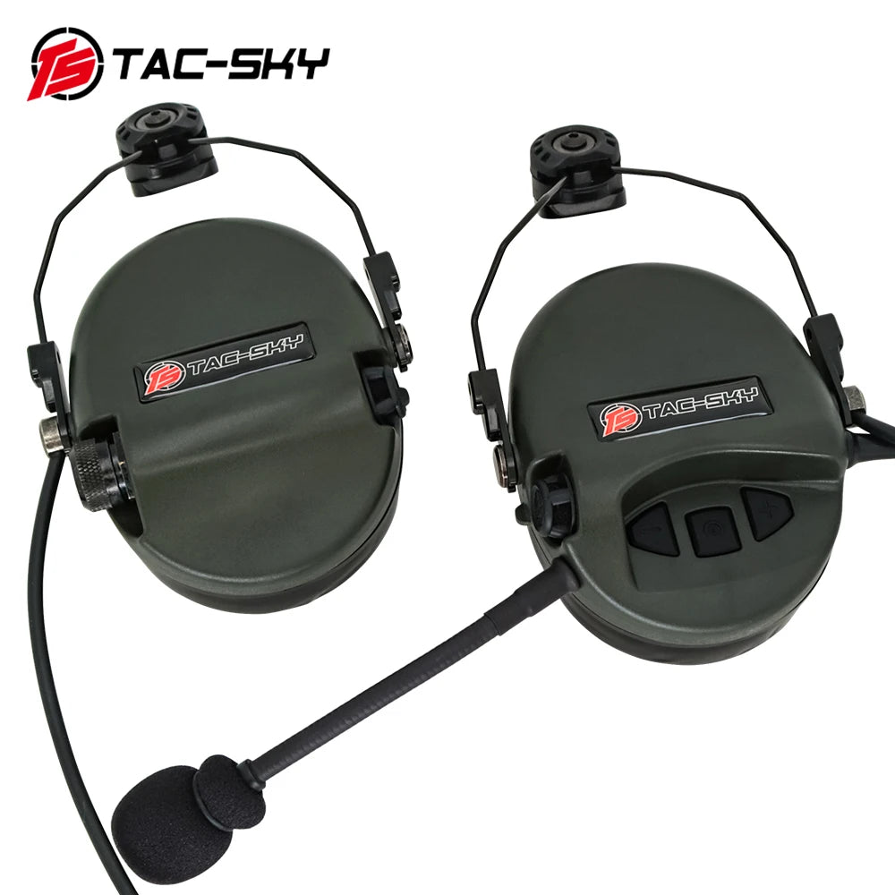 TAC-SKY Tactical for TCI LIBERATOR Headset ARC OPS-CORE Helmet Track Bracket Version Hunting Sports Hearing Protection