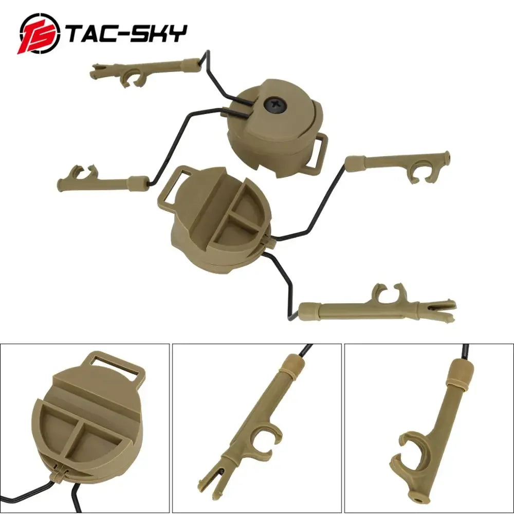 TAC-SKY Tactical Helmet for Fast Ops Core Helmet Rail Adapter Compatible with Comta I, II, III, IV, and XIP headsets