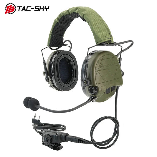 TAC-SKY Tactical Hearing Protection Earmuffs for TAC301—for Electronic Shooting Noise-Canceling Headphones