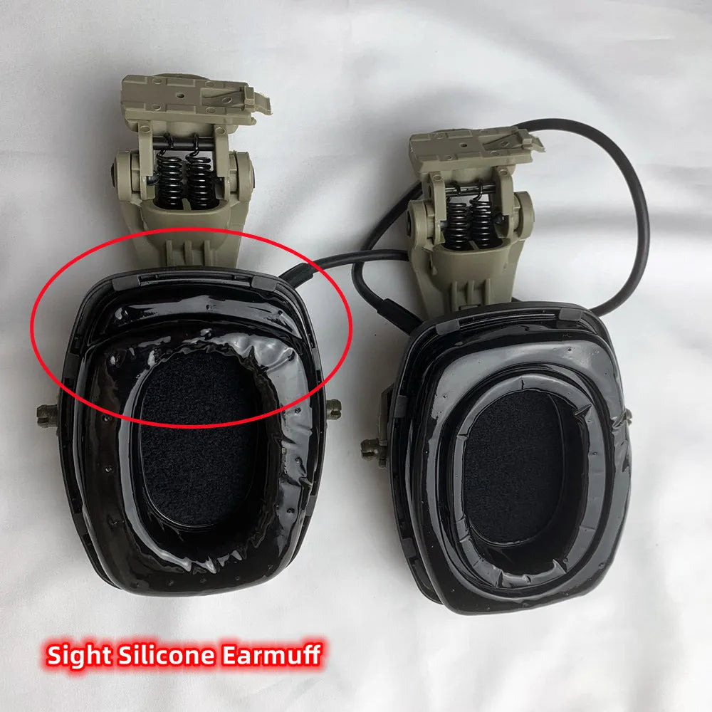 TAC-SKY Noise-Canceling Electronic Shooting Sports Headphones with Tactical Helmet ARC Adapter for Airsoft