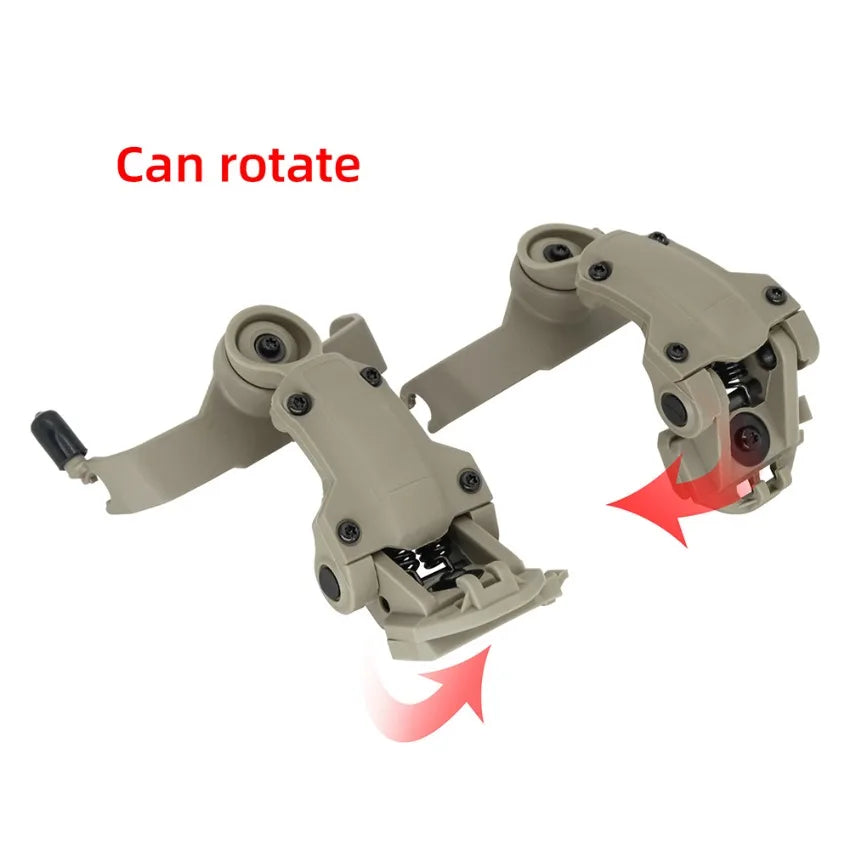 TAC-SKY Tactical Helmet ARC Rail Adapter Mounting , Compatible with COMTA II / III Headsets for Airsoft