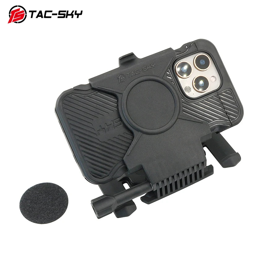 TS TAC-SKY tactical phone mount and phone case for MOLLE tactical vests are compatible only with the iPhone 16 Pro
