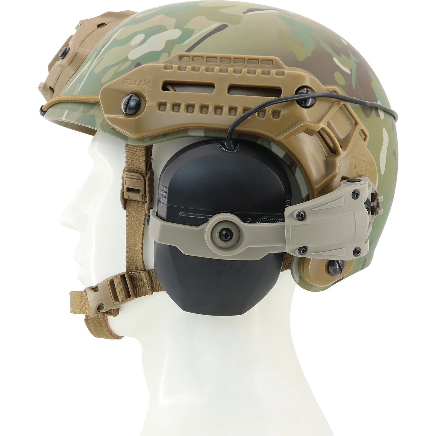TAC-SKY Tactical Headset Accessory Helmet for M-LOK Rail Compatible with Walker's Razor Slim Electronic Shooting Ear Muffs