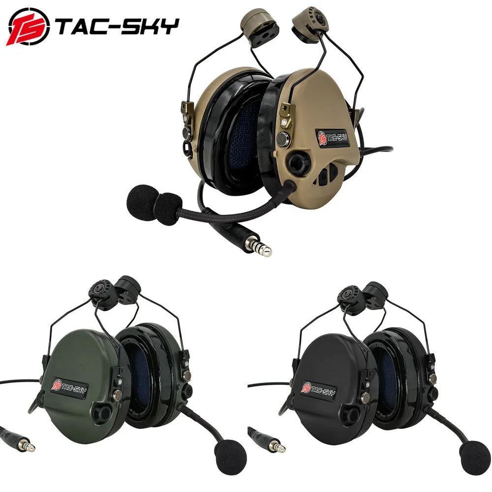 TAC-SKY Tactical for TCI LIBERATOR Headset ARC OPS-CORE Helmet Track Bracket Version Hunting Sports Hearing Protection