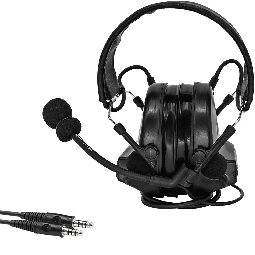 Tactical TACSKYC2 Dual Communication Dual Communication Air Gun Sports  Noise Cancelling Hearing Protection Headset
