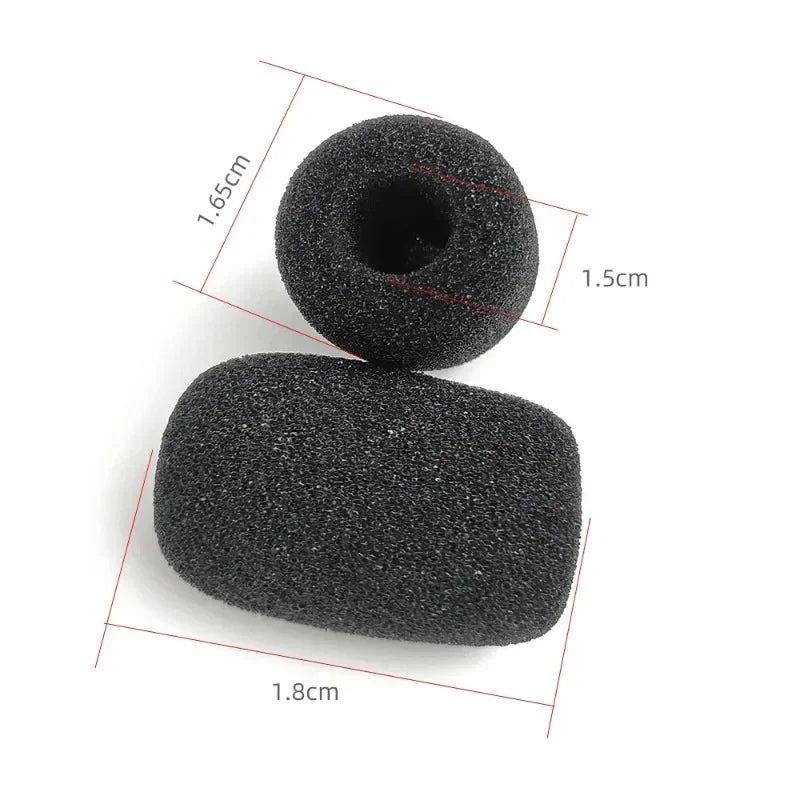 TAC-SKY Tactical Headset Microphone Sponge Cover Accessories for Pelto/Comta Shooting Headset Noise Reduction Headset