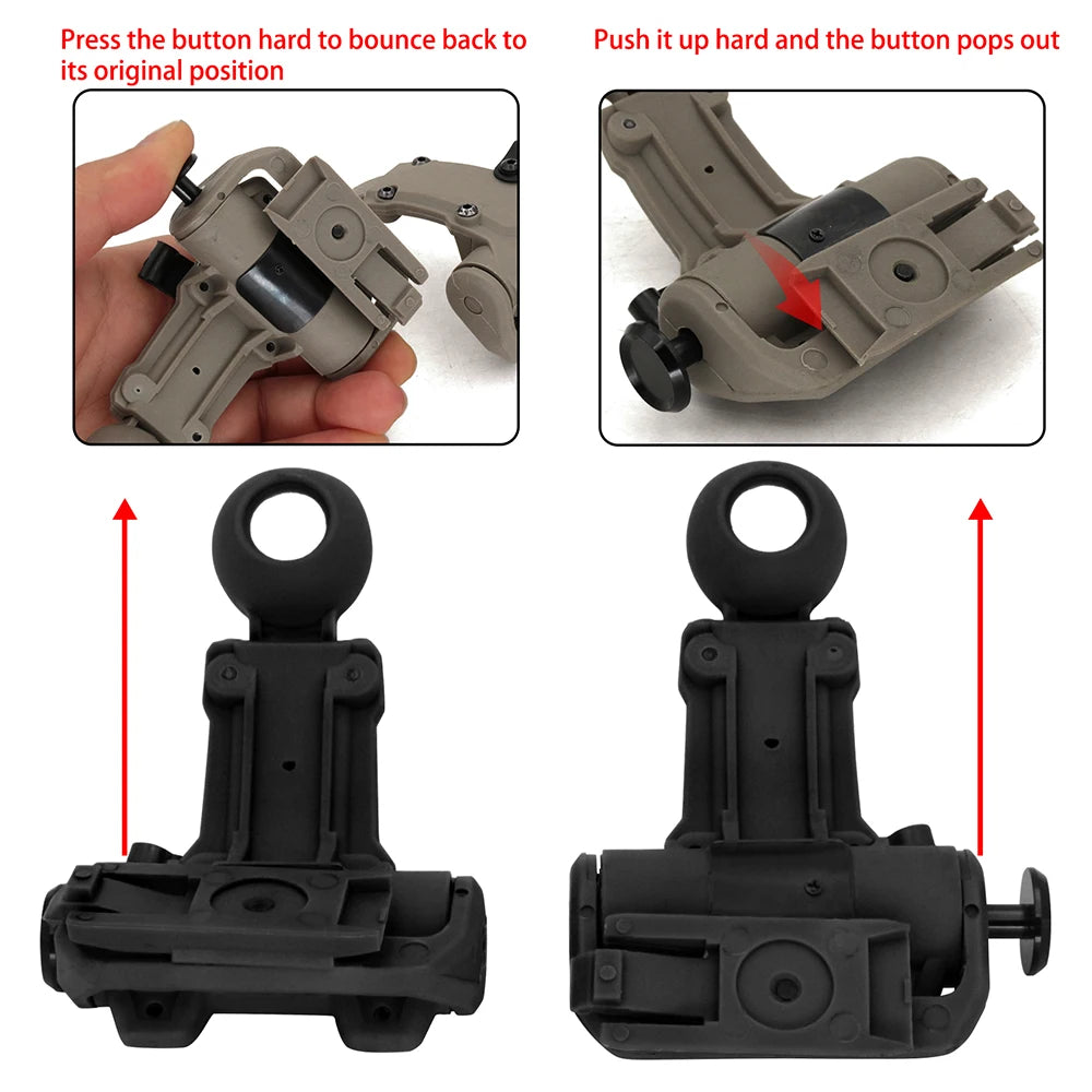 Tactical Helmet ARC Rail Adapter Compatible with RAC Headphones Ideal for Hunting and Shooting