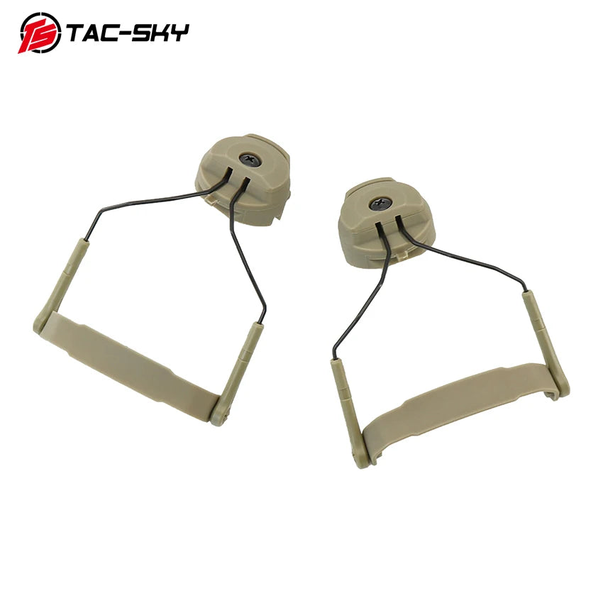 TAC-SKY Tactical Headset Mount Designed for ARC-rail Helmets Compatible with AMP Tactical Headsets